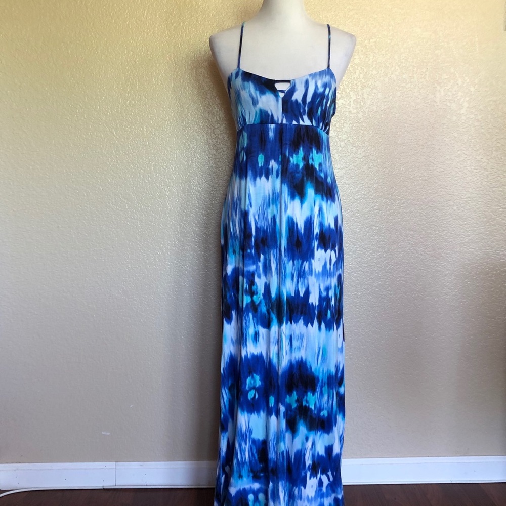 Love Culture Blue Maxi Dress Size S New